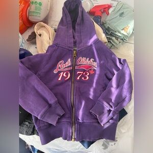 Roots Kids Purple Zip-Up Hoodie